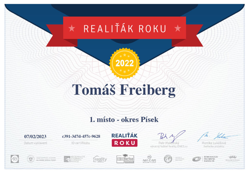 tomas frieberg realitak roku 2023