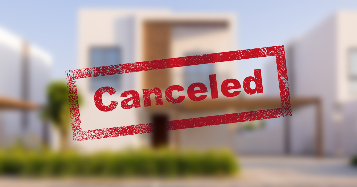 canceled = zrušení DTI u hypoték